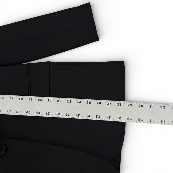 Madewell Kline Blazer Jacket Womens 4 Black NWT 1 Button - Picture 8 of 12